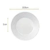 Prato Saturno Nadir Opaline 23,5cm