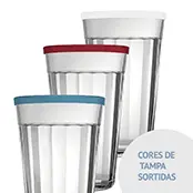 Copo Americano 450ml com Tampa Plástica