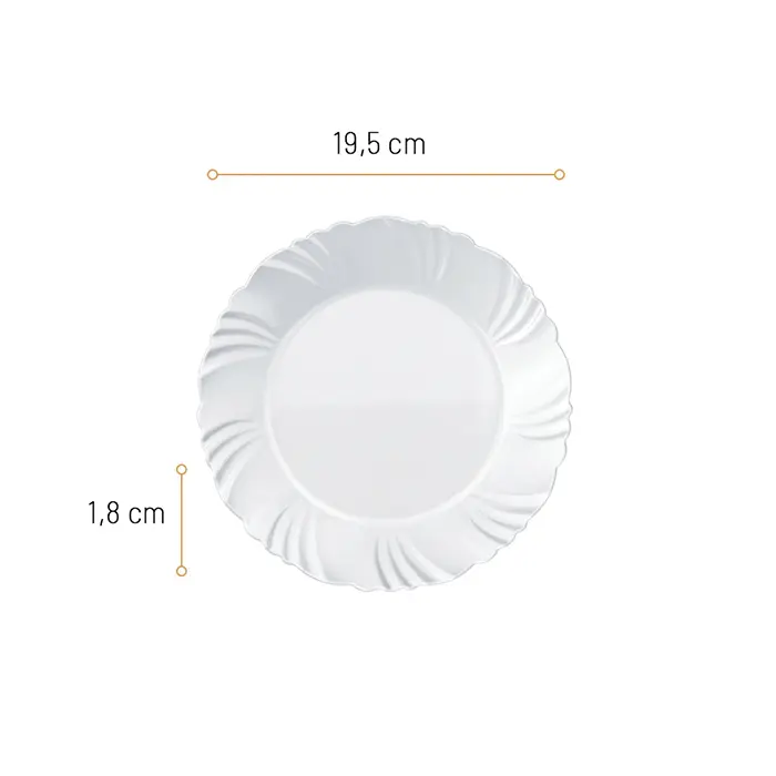 Aparelho de Jantar Pétala Nadir Opaline 16 peças image number 3