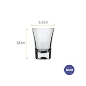 Jogo de Copos para Doses Olé Nadir 60ml com 6 peças
