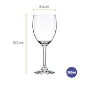 Taça para Vinho Imperatriz Nadir 360ml