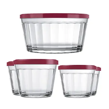 Kit de Tigelas Copo Americano com 5 Peças