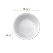 Prato para Caldos Menu Nadir Opaline