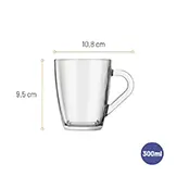 Caneca Multiuso Quadre Nadir 300ml
