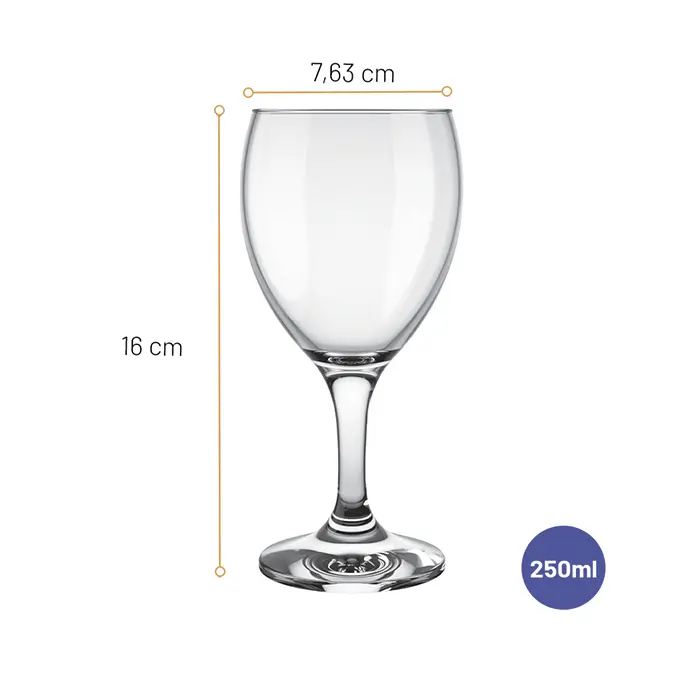 Jogo de Taças para Vinho Windsor Nadir 250ml com 6 peças image number 1
