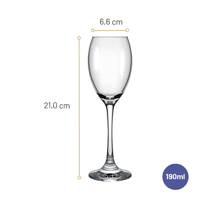 Jogo de Taças Champanhe Celebra Nadir 190ml com 6 peças image number 1