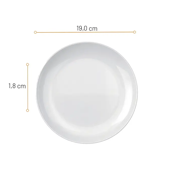Aparelho de Jantar Blanc Nadir Opaline 12 peças image number 4
