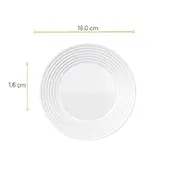 Aparelho de Jantar Saturno 16 peças Nadir Opaline