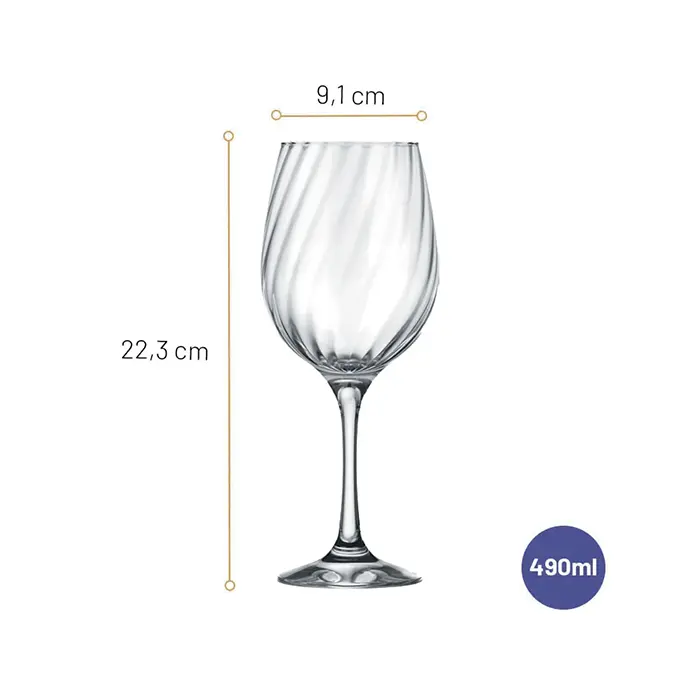 Jogo de Taças Ravena Nadir 500ml com 4 peças image number 1