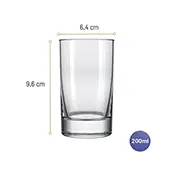 Jogo de Copos para Suco Atol Nadir 200ml com 12 peças
