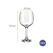 Jogo de Taças para Degustação Royal SM 615ml com 4 peças