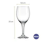 Taça para Vinho Imperatriz Nadir 600ml