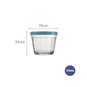 Tigela Copo Americano de 150ml com Tampa Plástica