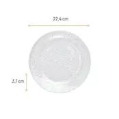 Prato Acqua Duralex 22,4cm
