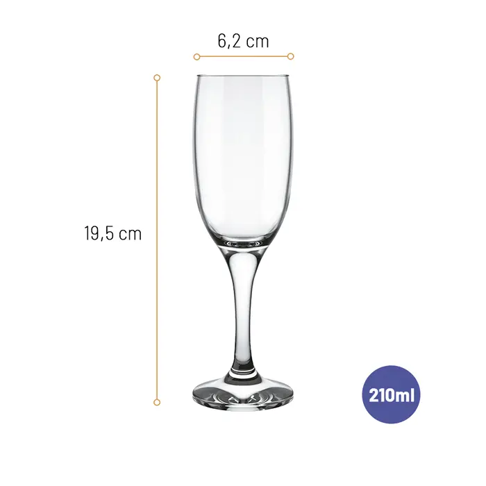 Jogo Taças para Champanhe Windsor Nadir 210ml com 6 peças image number 1