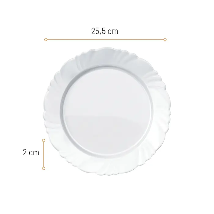 Aparelho de Jantar Pétala Nadir Opaline 16 peças image number 1
