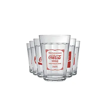 Jogo de Copos Linha do Tempo Coca-Cola 190ml com 6 peças