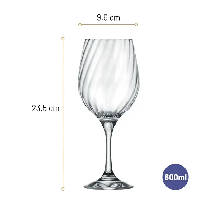 Jogo de Taças Ravena Nadir 600ml com 4 peças image number 1