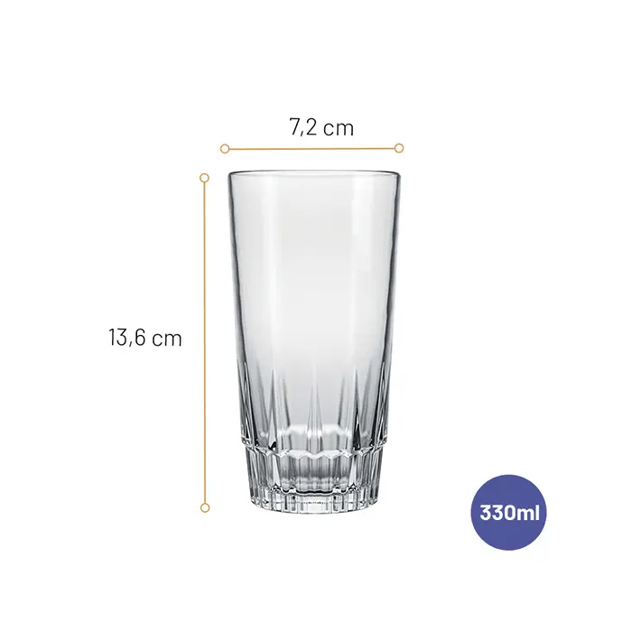 Jogo de Copos Long Drink Vegas Nadir 330ml com 6 peças image number 1