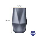 Copo Long Drink Topázio Nadir 360ml - Coleção Futurista