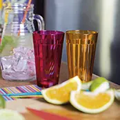 Jogo de Copo Americano Colors Long Drink 450ml com 12 peças