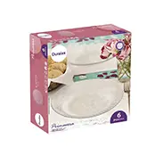 Jogo de Pratos Primavera Duralex 22,4cm com 6 peças