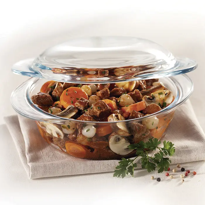 Terrina Redonda Marinex 2,3L com Tampa de Vidro image number 2
