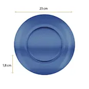 Prato Raso Oceano Duralex 23cm