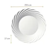 Prato Jasmim Nadir Opaline 23,5cm
