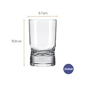 Copo para Suco Amassadinho Nadir 240ml