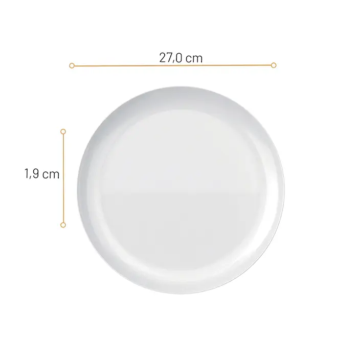Aparelho de Jantar Blanc Nadir Opaline 12 peças image number 2
