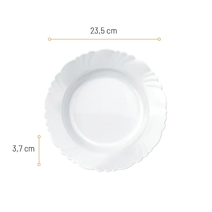 Aparelho de Jantar Pétala Nadir Opaline 8 peças image number 1